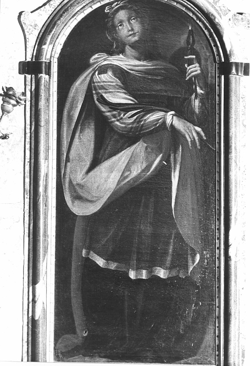 Sant'Apollonia (dipinto, opera isolata) di Della Rovere Giovanni Mauro detto Fiammenghino (cerchia) (sec. XVII)