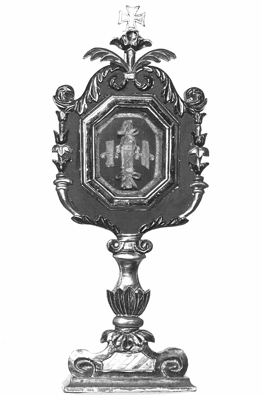 reliquiario - a ostensorio, serie - bottega lombarda (sec. XIX)