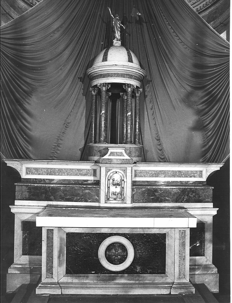 altare maggiore, opera isolata - bottega lombarda (sec. XIX)