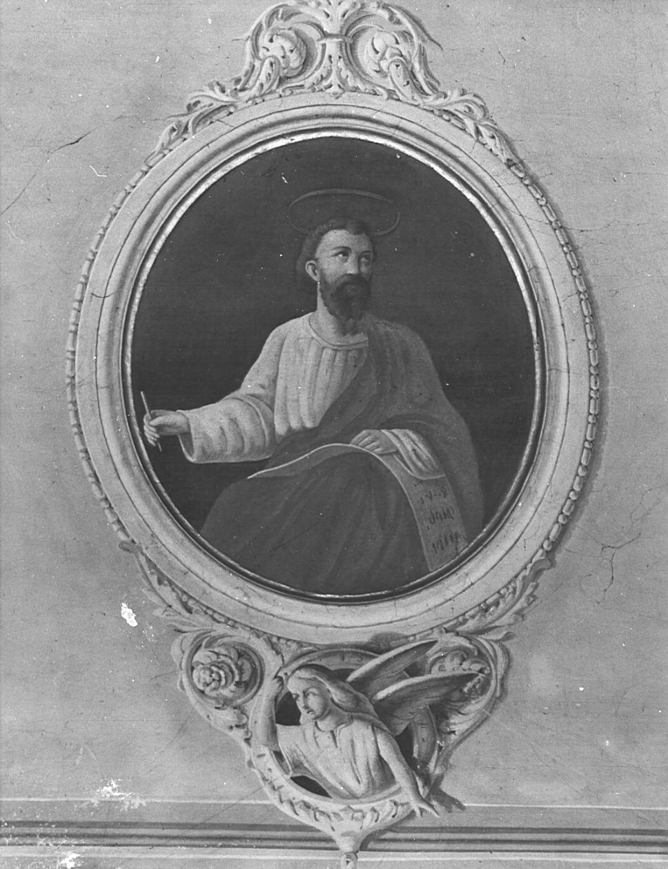 San Matteo Evangelista (dipinto, elemento d'insieme) di Toscani Giuseppe (sec. XIX)