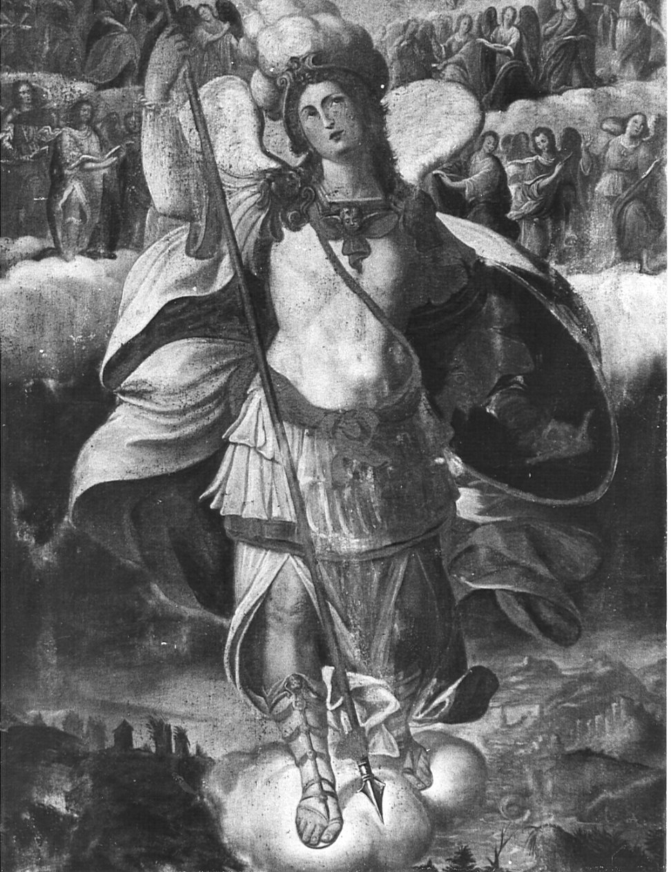 San Michele Arcangelo (dipinto, opera isolata) - ambito lombardo (sec. XVII)