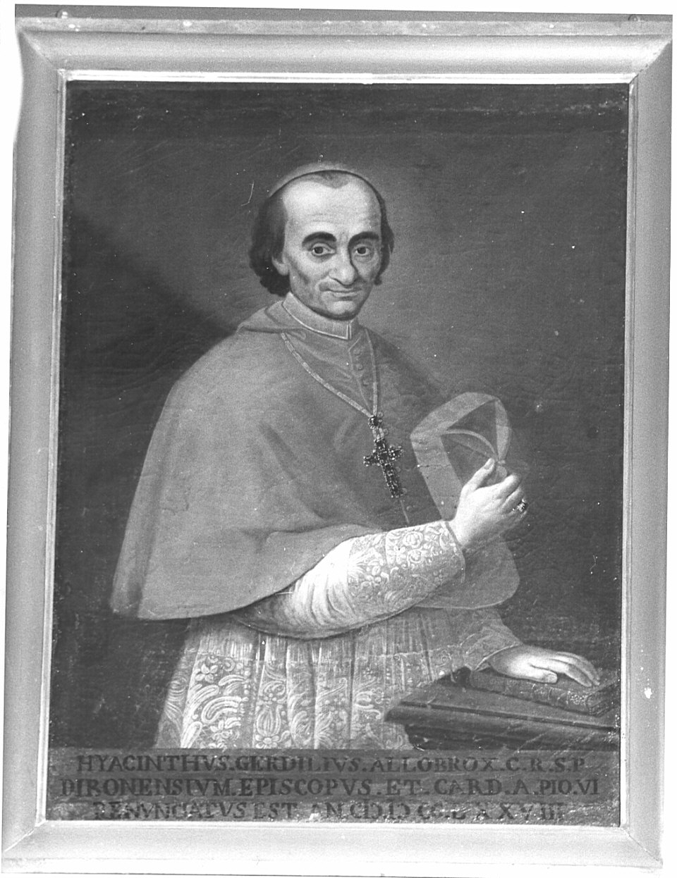 ritratto del cardinale Giacinto Sigismono Gerdil (dipinto, opera isolata) - ambito lombardo (sec. XVIII)