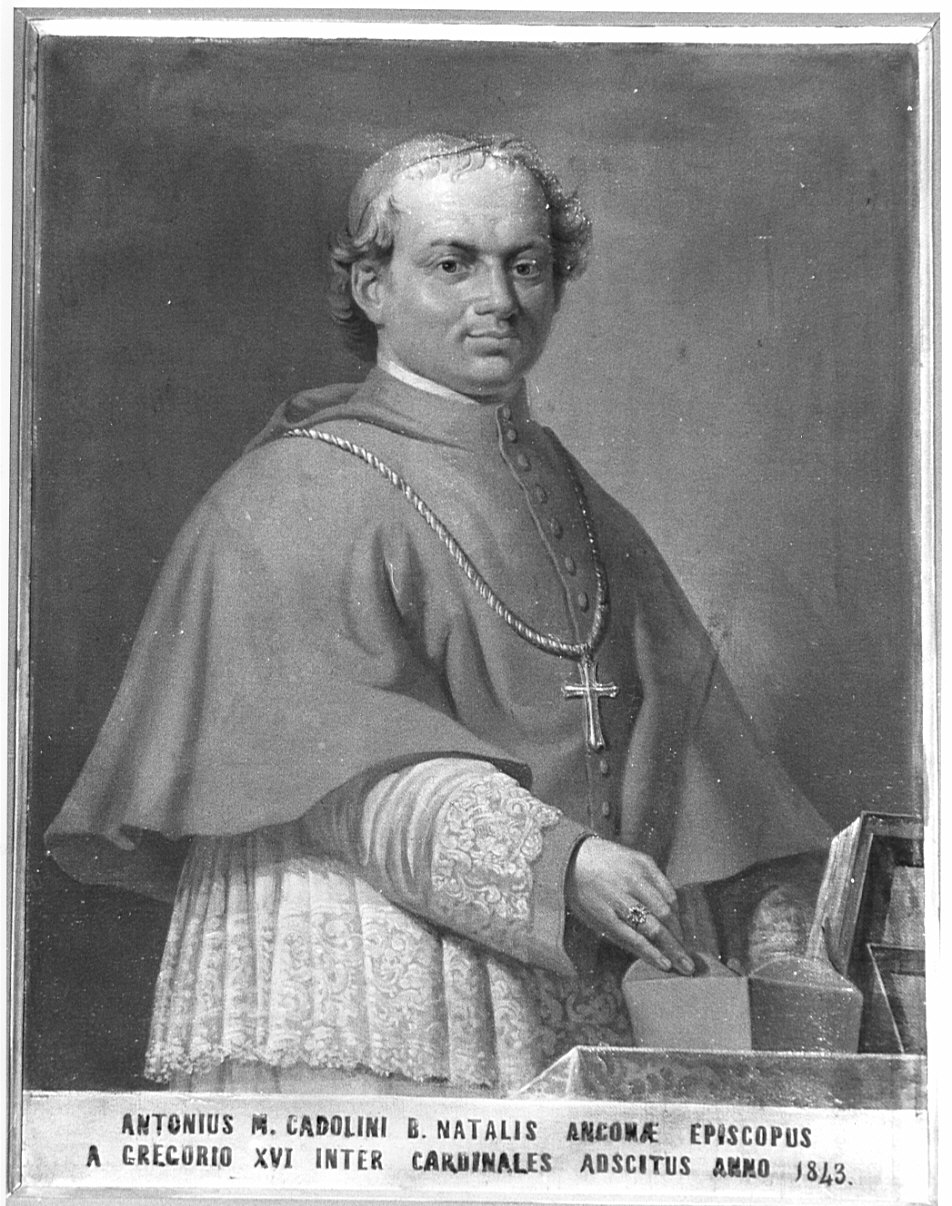 ritratto del cardinale Antonio Codolini (dipinto, opera isolata) di Ticozzi Basilio (sec. XIX)