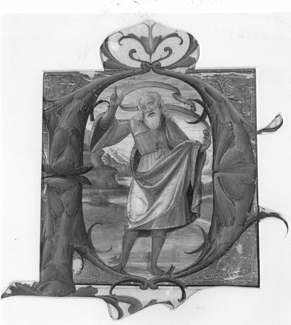 profeta (miniatura, opera isolata) di Binasco Francesco (attribuito) (inizio sec. XVI)
