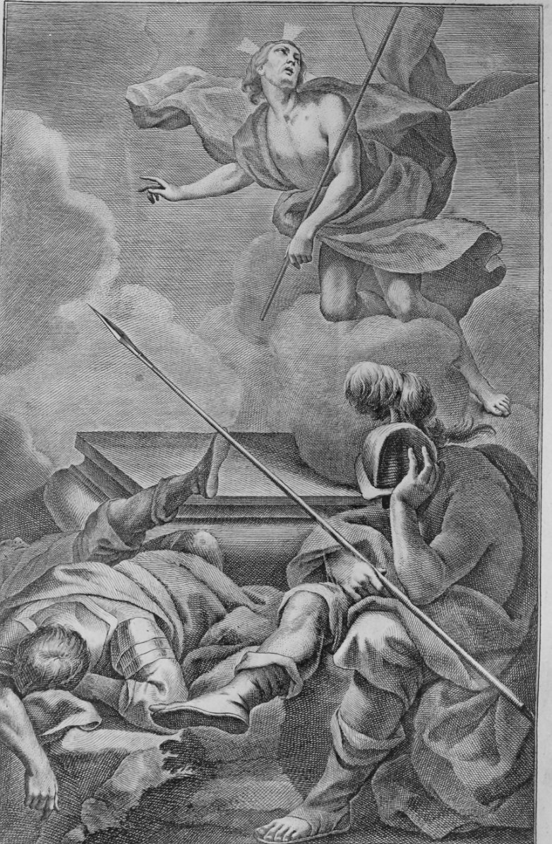 resurrezione di Cristo (stampa) di Gilardi Pietro (sec. XIX)