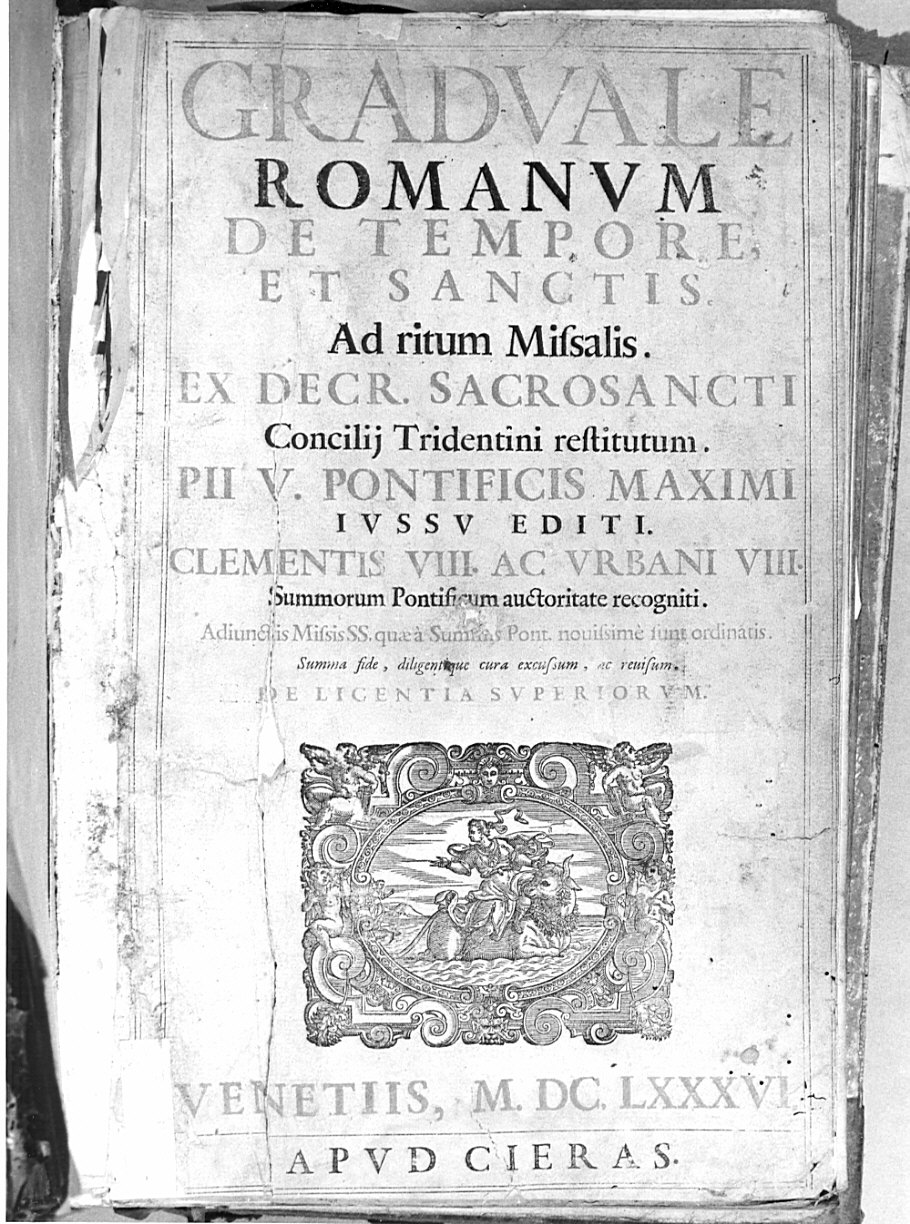 Graduale Romanum, storie della vita di Maria Vergine e di Cristo (stampa) - ambito veneziano (sec. XVII)