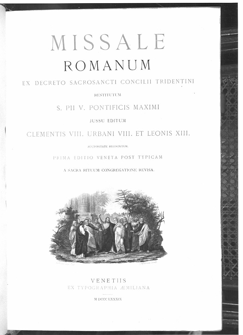 Cristo tra gli apostoli (stampa) di Busato P, Viviani Antonio, Silvani Ferdinando (sec. XIX)