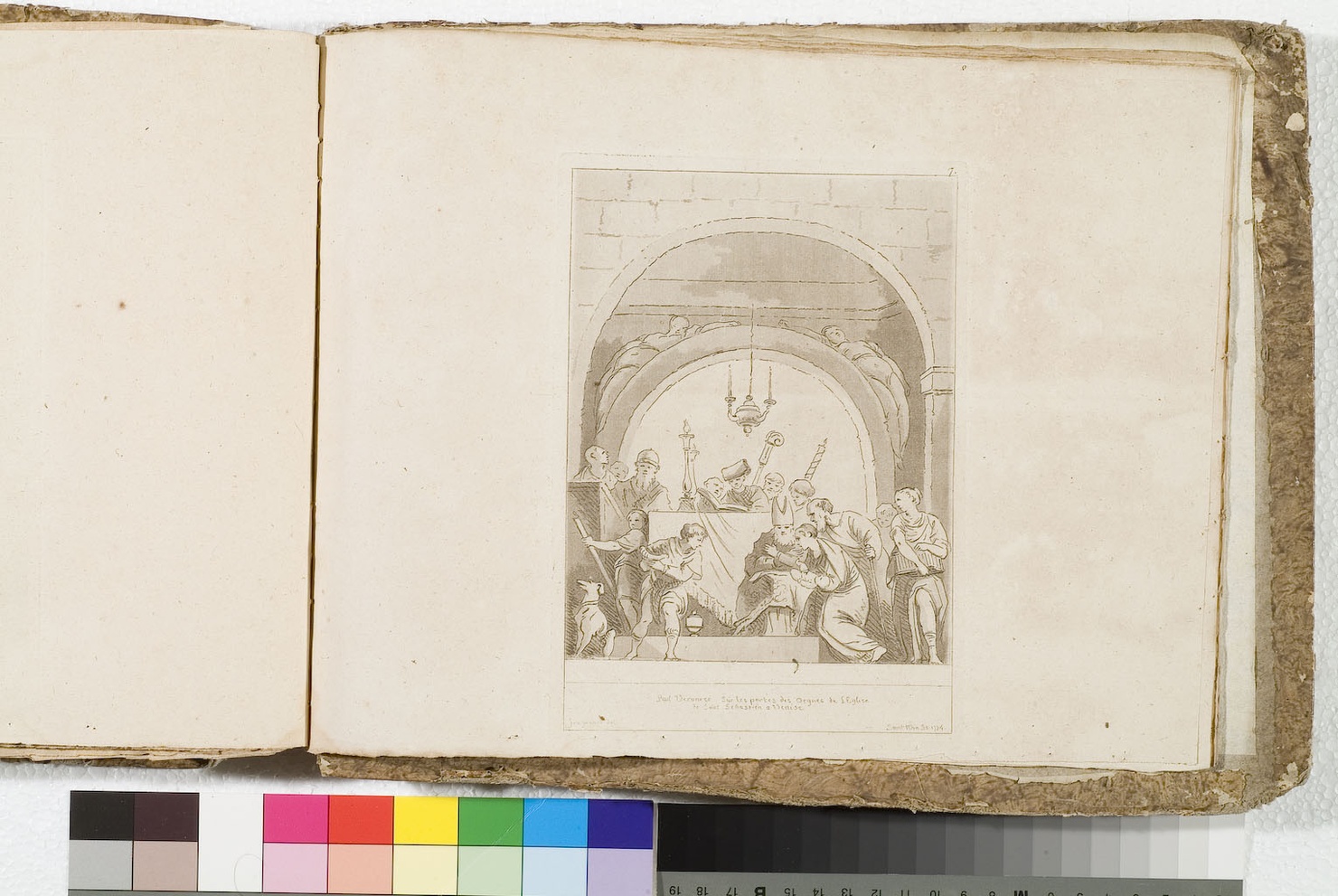 presentazione di Gesù al tempio (stampa) di Fragonard Jean Honoré, De Saint-Non Richard Jean Claude, Caliari Paolo detto Veronese (sec. XVIII)