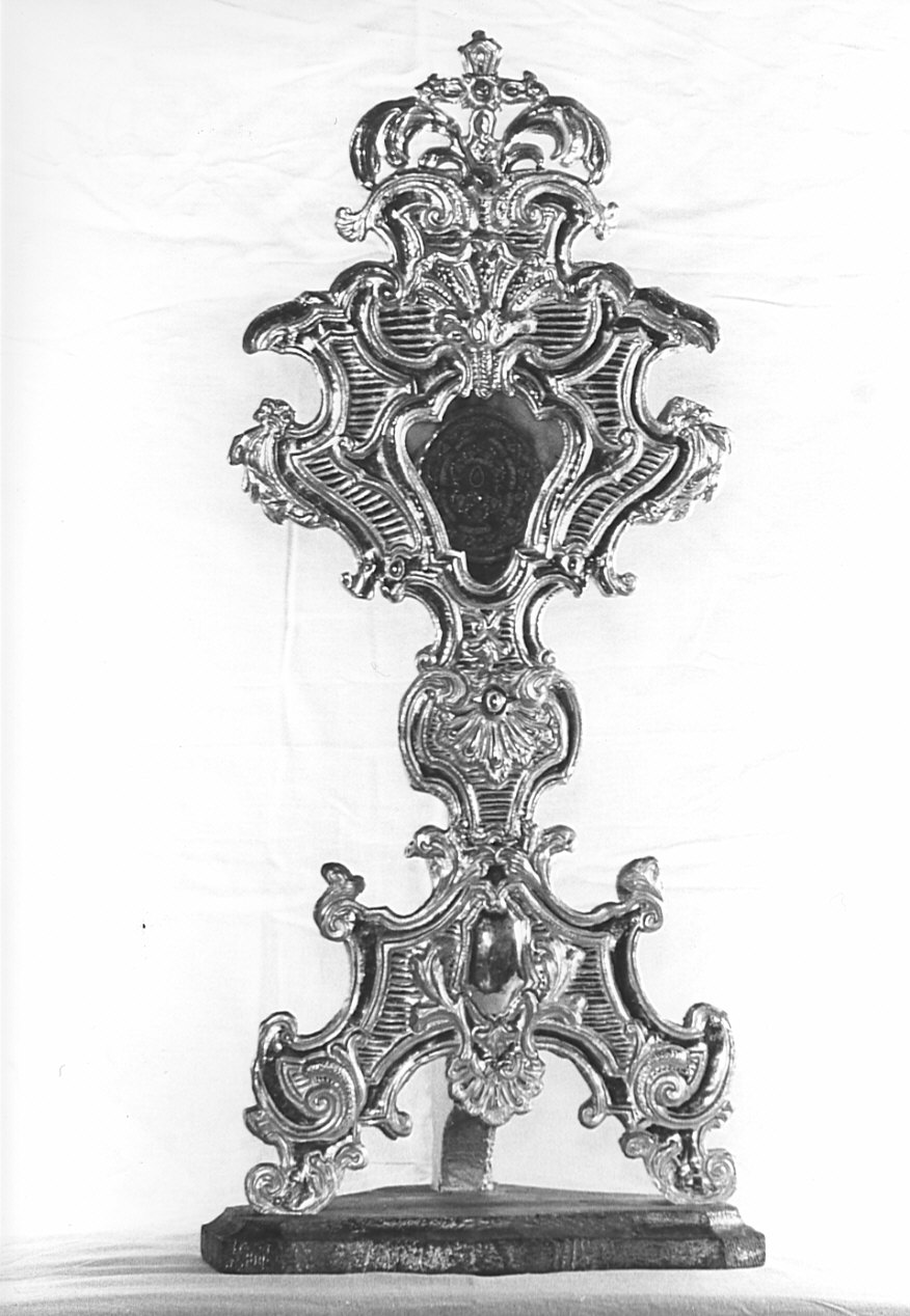 reliquiario - a ostensorio, serie - bottega lombarda (metà sec. XVIII)