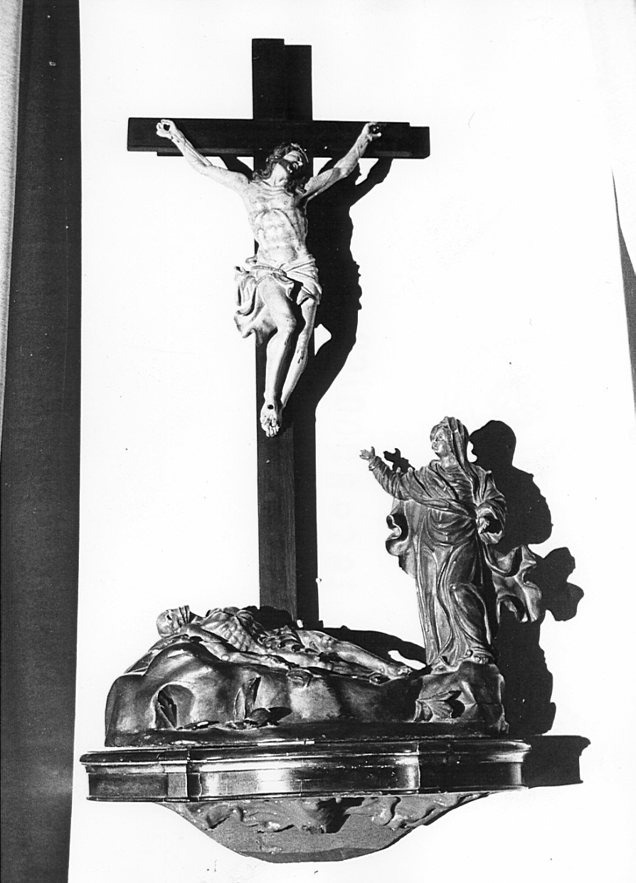 Pietà (gruppo scultoreo, insieme) - bottega bergamasca (sec. XVIII)