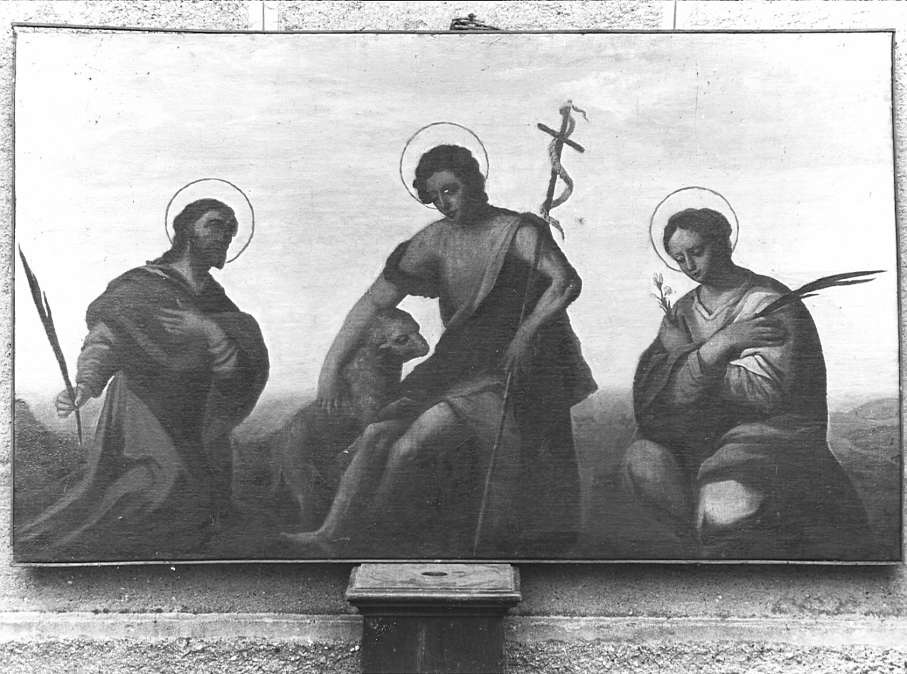 Santi (dipinto, opera isolata) - ambito lombardo (sec. XVII)