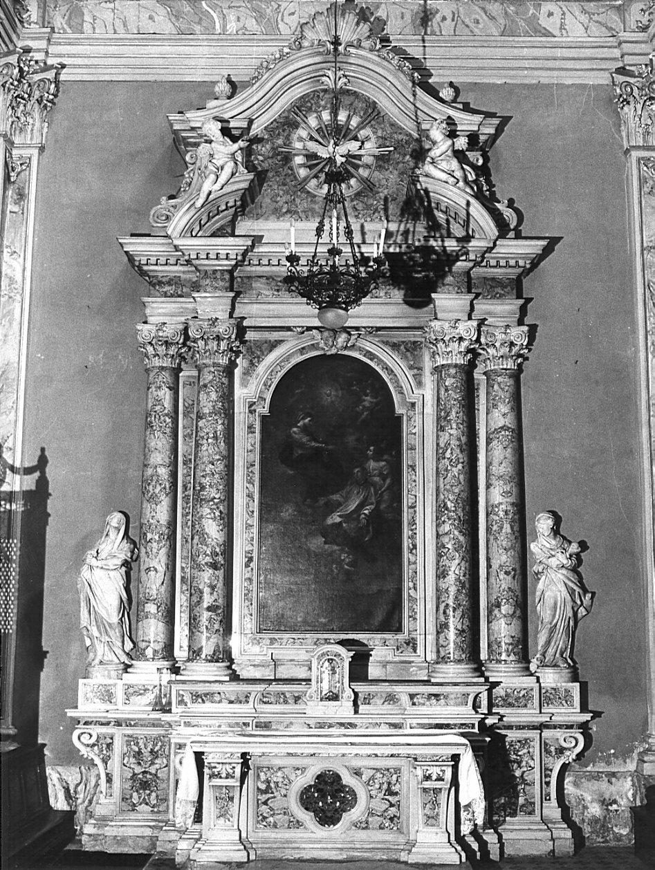 altare, complesso decorativo - bottega lombarda (seconda metà sec. XVIII)