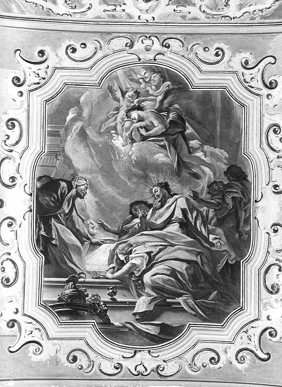 cena in casa di Simone il fariseo (dipinto, opera isolata) di Savanni Francesco (attribuito) (seconda metà sec. XVIII)
