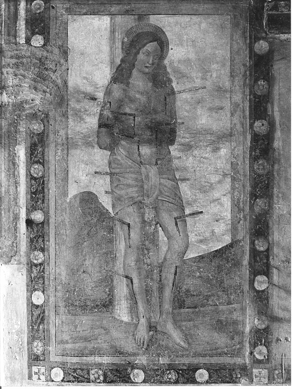 San Sebastiano (dipinto, opera isolata) - ambito lombardo (inizio sec. XVI)