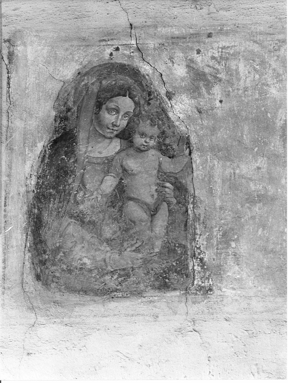 Madonna con Bambino (dipinto, opera isolata) - ambito lombardo (sec. XVIII)