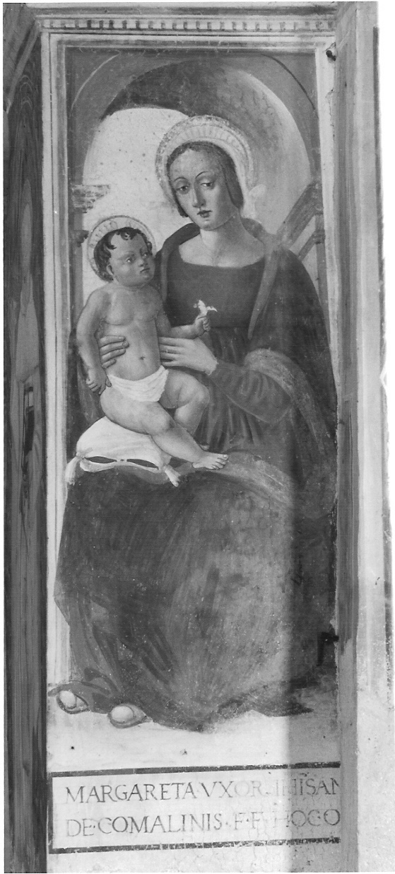 Madonna con Bambino (dipinto, opera isolata) - ambito lombardo (fine/inizio secc. XV/ XVI)