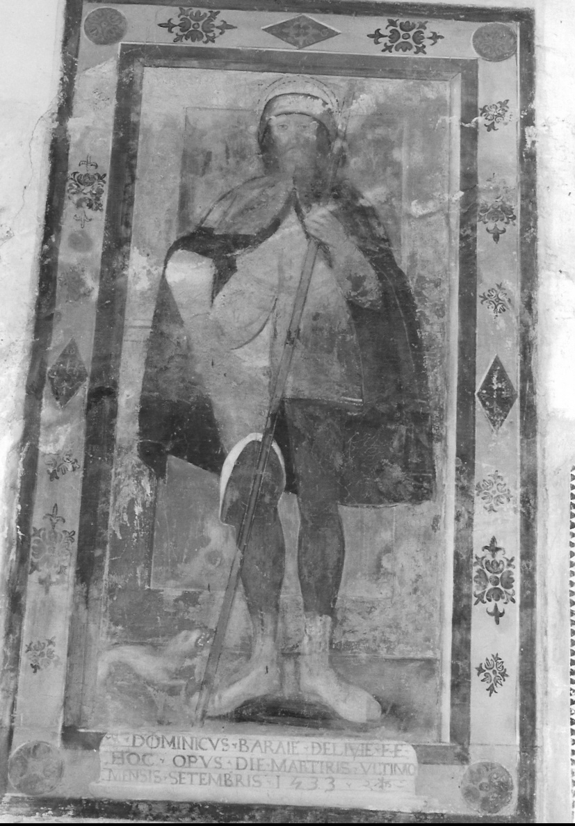 San Rocco (dipinto, opera isolata) - ambito lombardo (sec. XVI)