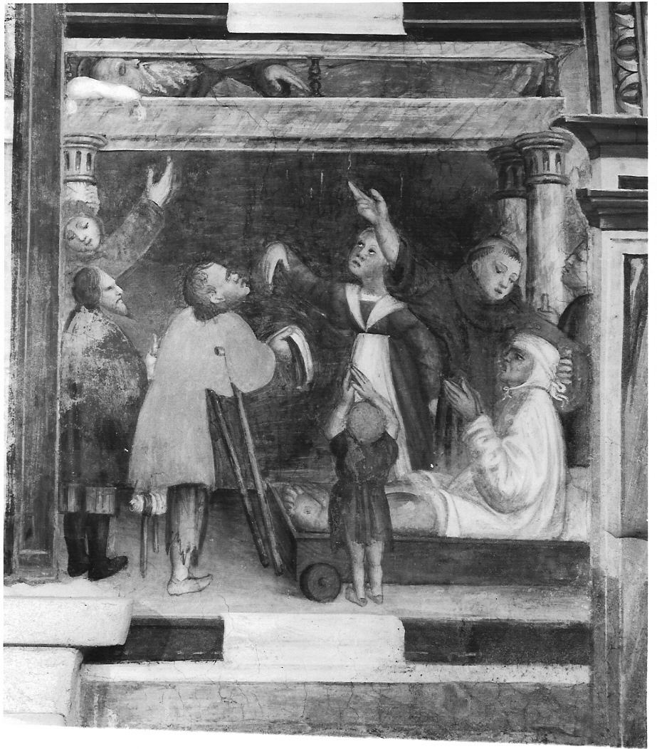 suppliche presso la sepoltura di Sant'Antonio Abate (dipinto) di De Magistris Sigismondo (sec. XVI)