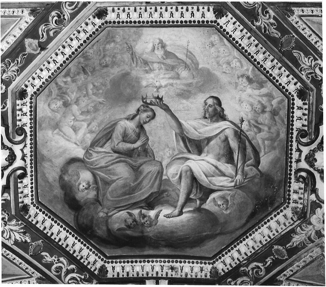 incoronazione di Maria Vergine (dipinto) di Della Rovere Giovanni Mauro detto Fiammenghino (attribuito) (sec. XVII)