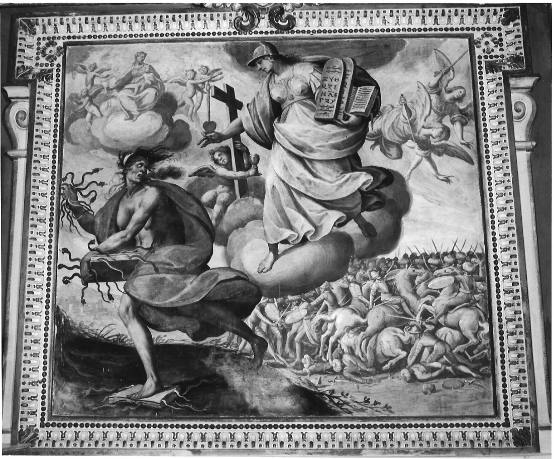 battaglia di Lepanto (dipinto) di Della Rovere Giovanni Mauro detto Fiammenghino (attribuito) (sec. XVII)