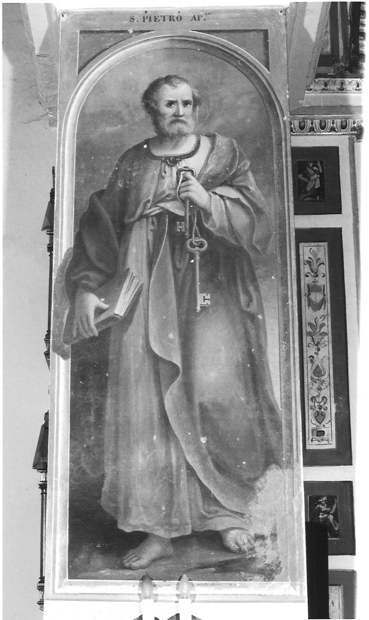 San Pietro Apostolo (dipinto) di Tagliaferri Luigi (sec. XIX)