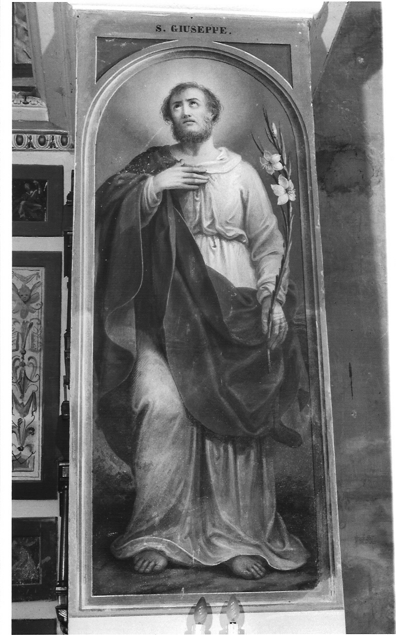 San Giuseppe (dipinto) di Tagliaferri Luigi (sec. XIX)