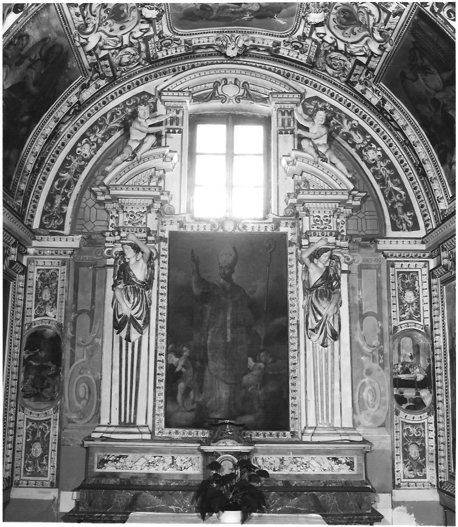 angeli/ motivi decorativi (decorazione plastica) di Casella Alessandro (cerchia) (sec. XVII)