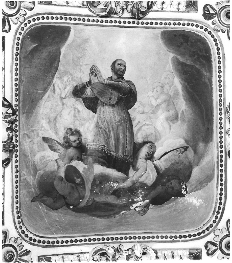 gloria di San Carlo Borromeo (dipinto) di Caresana Cristoforo (sec. XVII)