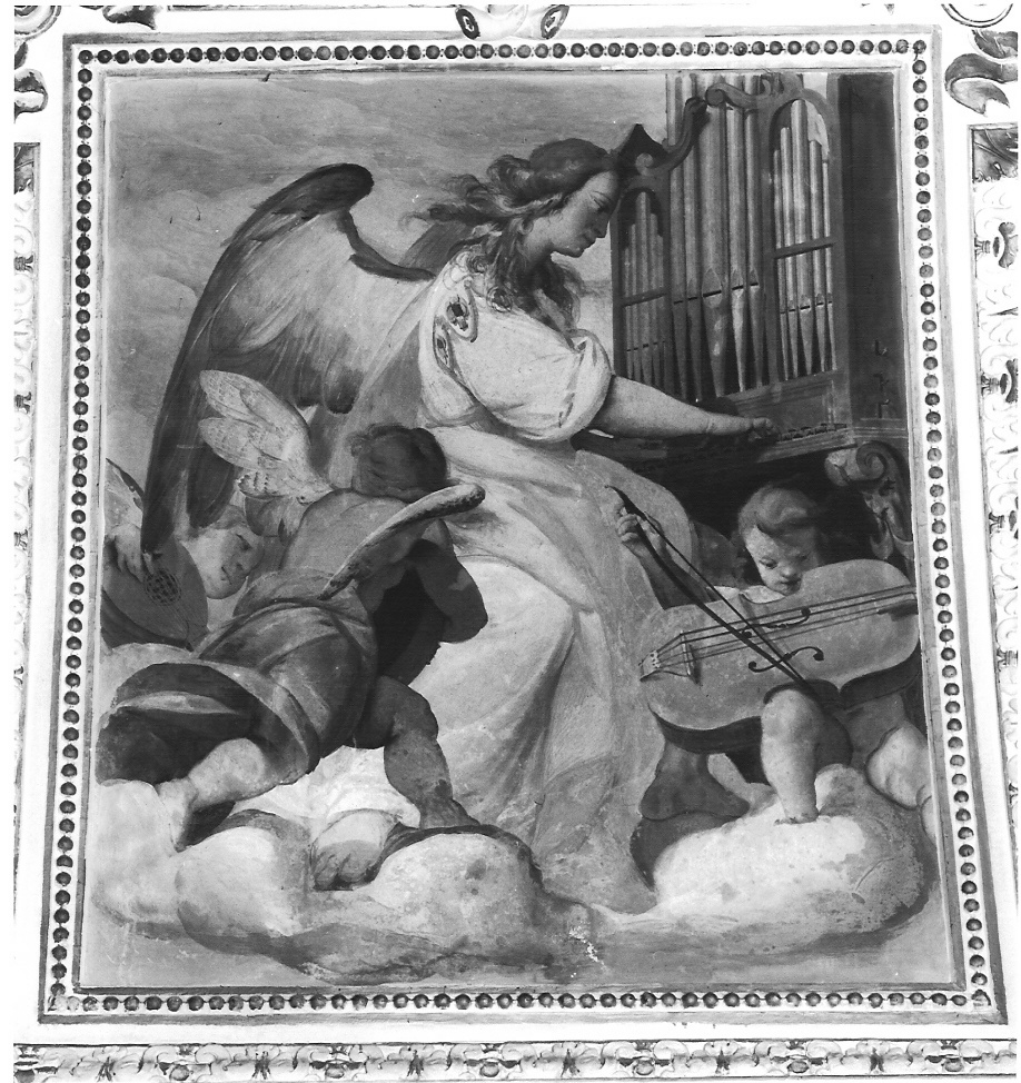 angeli musicanti (dipinto) di Caresana Cristoforo (sec. XVII)