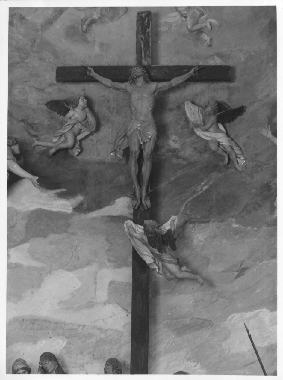 Cristo inchiodato alla croce (statua, ciclo) di Silva Agostino (sec. XVII)