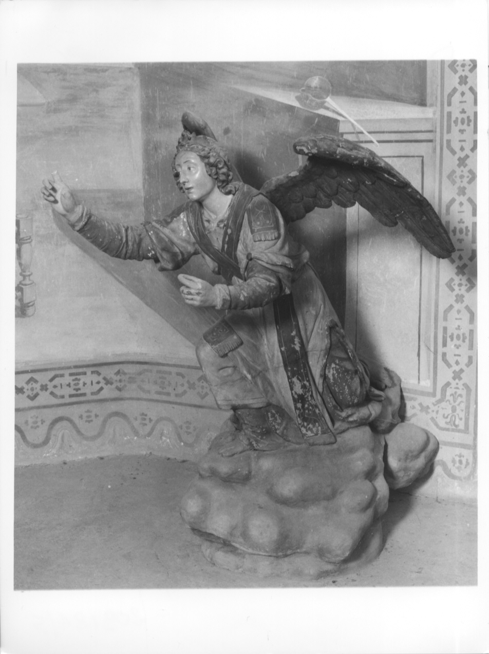 angelo annunciante (statua, ciclo) di Silva Francesco il Vecchio (attribuito) (sec. XVII)