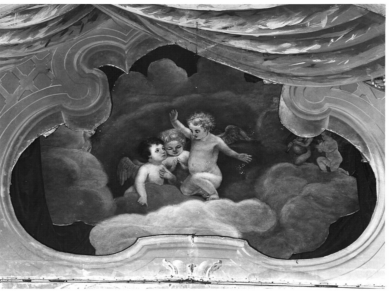 angeli (dipinto, elemento d'insieme) di Londonio Francesco (sec. XVIII)