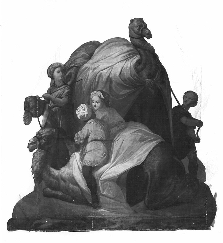 corteo dei Magi (dipinto, elemento d'insieme) di Londonio Francesco (sec. XVIII)