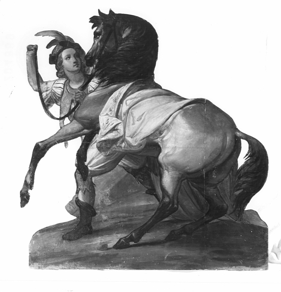 cavallo (dipinto, elemento d'insieme) di Londonio Francesco (sec. XVIII)