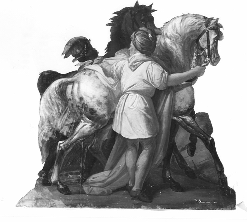 cavalli (dipinto, elemento d'insieme) di Londonio Francesco (sec. XVIII)