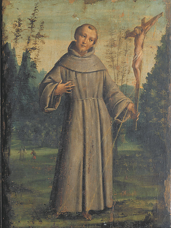 San Francesco d'Assisi, San Francesco d'Assisi (dipinto, opera isolata) di Lanino Bernardino (sec. XVI)