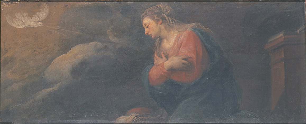 La Vergine annunciata, Maria Vergine annunciata (dipinto, serie) di Nuvolone Carlo Francesco (sec. XVII)