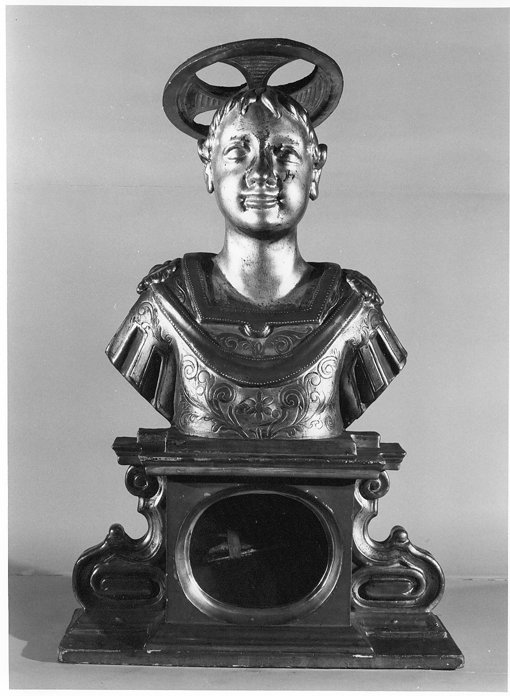 reliquiario - a busto, serie - bottega italiana (sec. XIX)