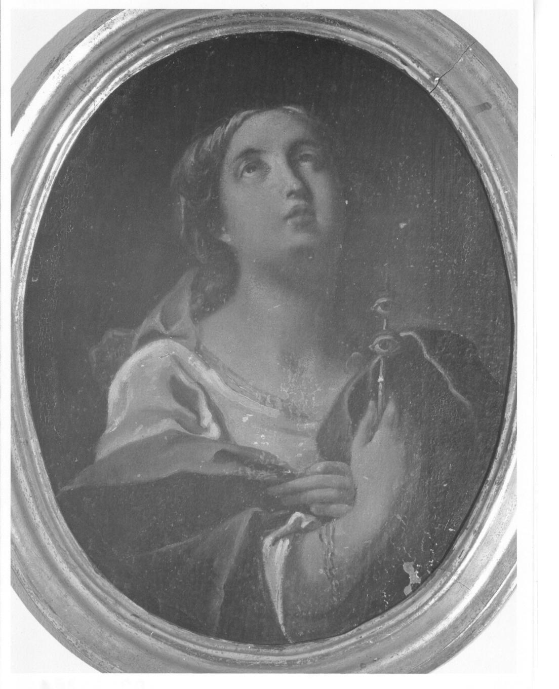 Santa Lucia (dipinto, opera isolata) di Carloni Carlo Innocenzo (attribuito) (sec. XVIII)