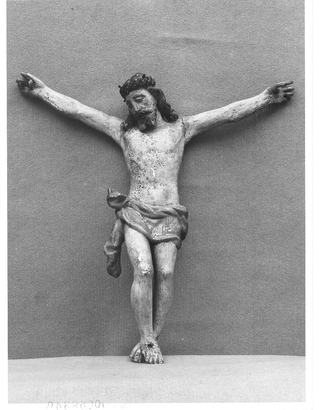 Cristo crocifisso (scultura, opera isolata) - bottega intelvese (sec. XVII)