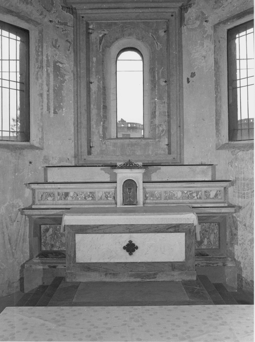 altare maggiore, complesso decorativo - bottega lombarda (sec. XIX)