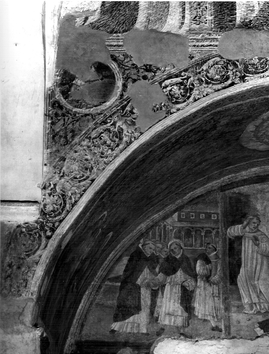 motivi decorativi (dipinto murale, opera isolata) - ambito lombardo (fine/inizio secc. XV/ XVI)