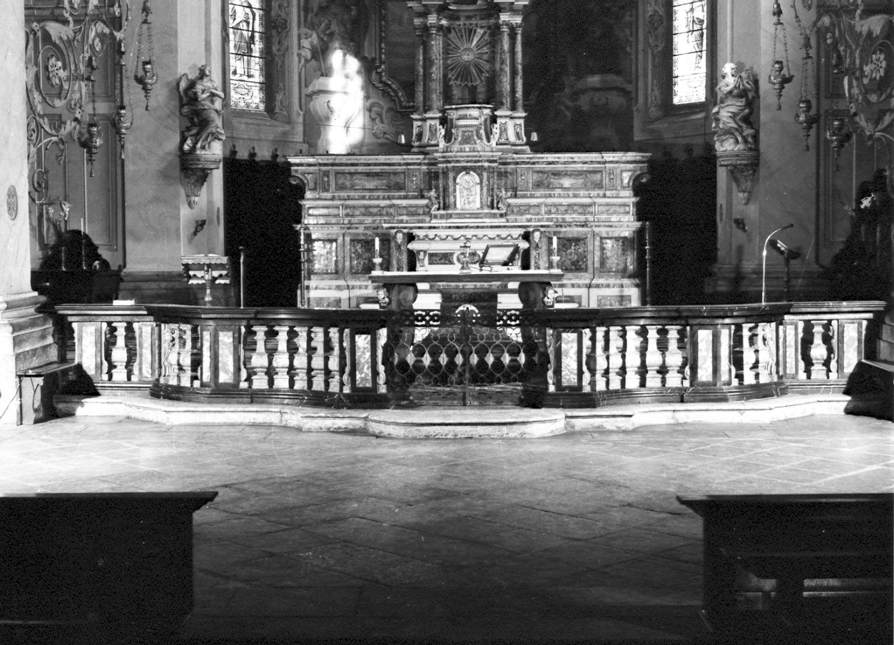 balaustrata di altare, opera isolata - ambito lombardo (sec. XVIII)