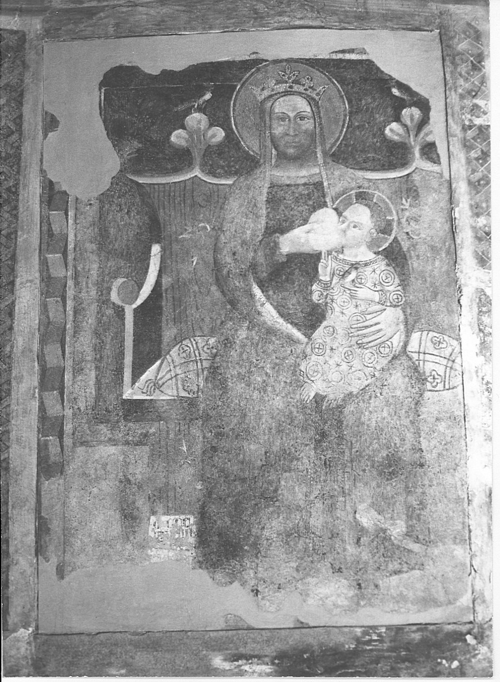 Madonna con Bambino (dipinto) - ambito lombardo (sec. XIV)