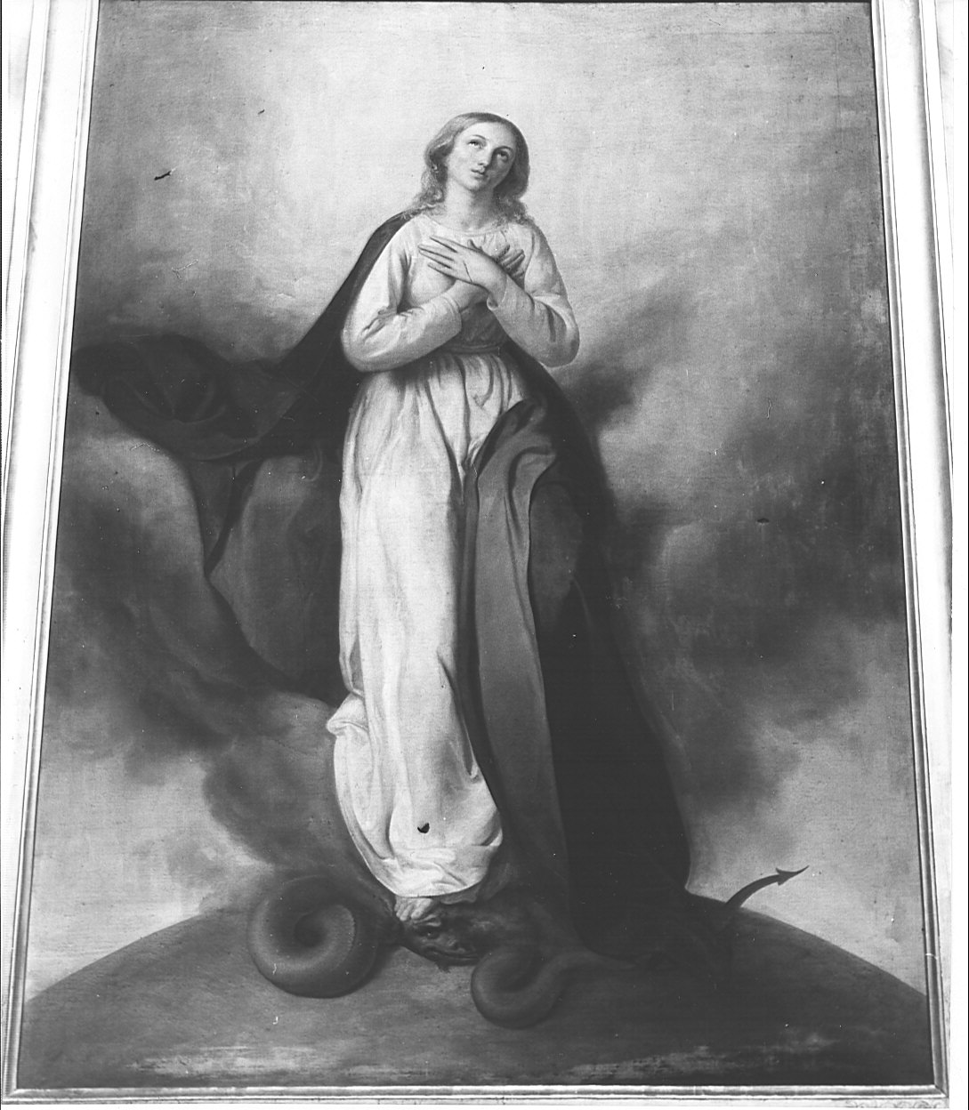Madonna Immacolata (dipinto, opera isolata) - ambito lombardo (sec. XIX)
