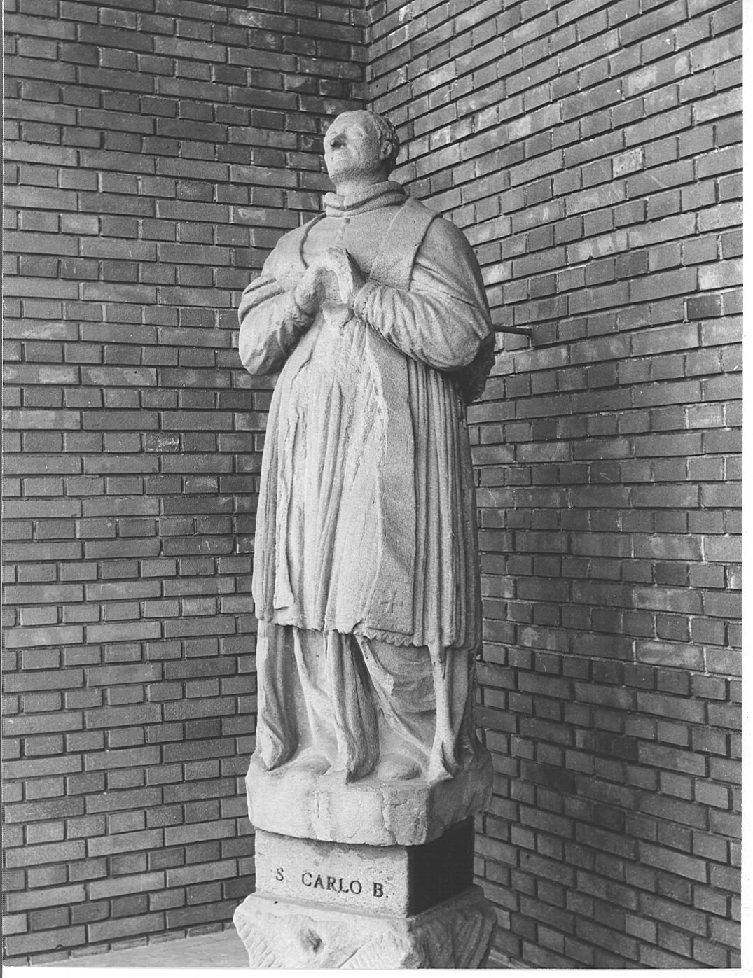 San Carlo Borromeo (statua, opera isolata) - bottega lombarda (sec. XVII)