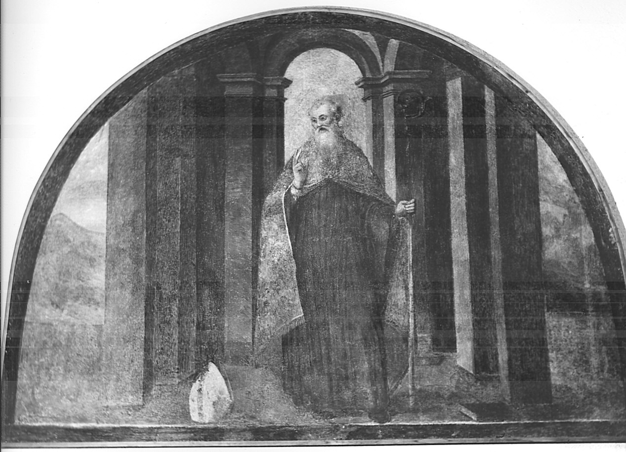 San Benedetto (dipinto, opera isolata) - ambito lombardo (fine sec. XVI)