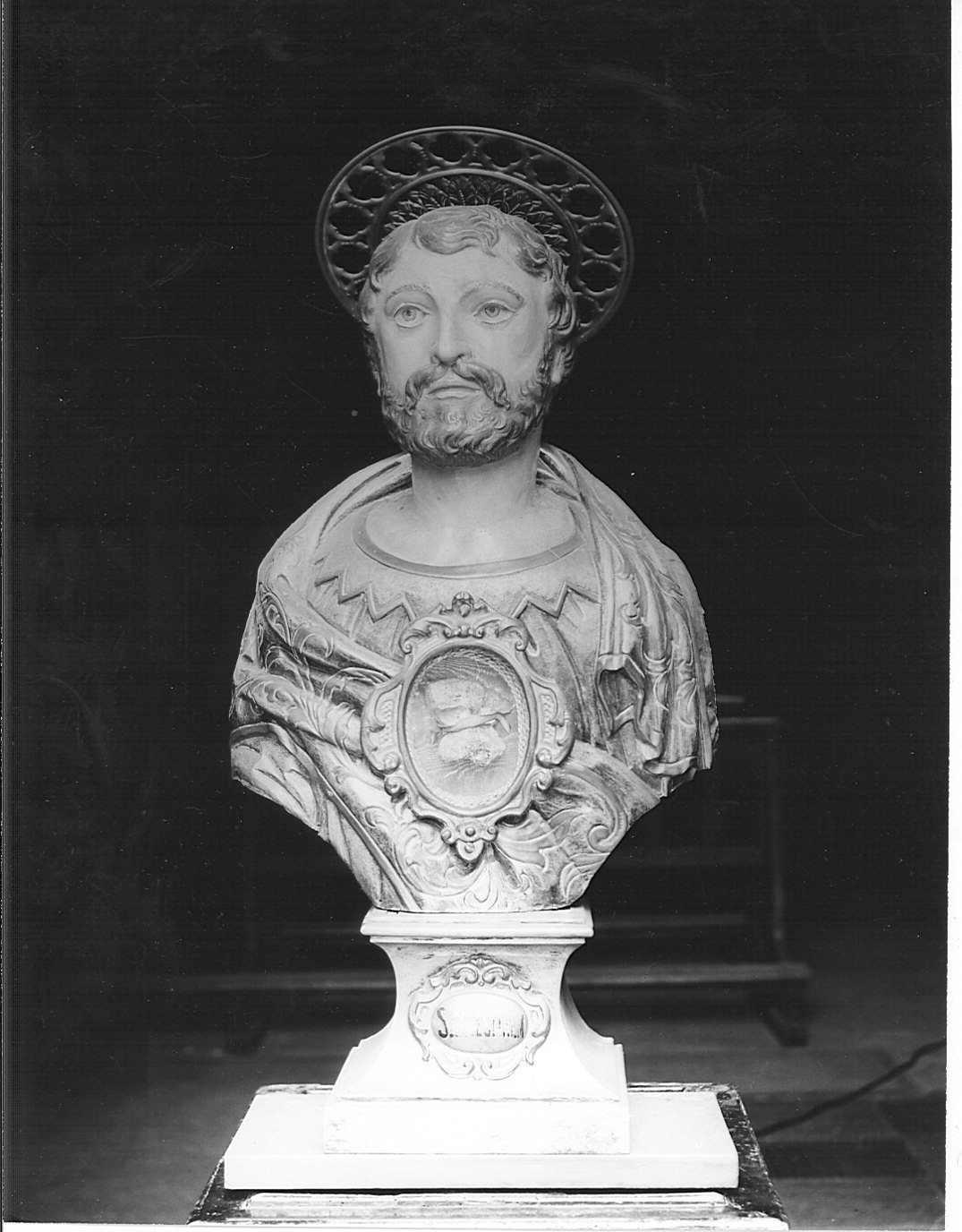 San Celestino (reliquiario - a busto) - bottega lombarda (fine/inizio secc. XVII/ XVIII)