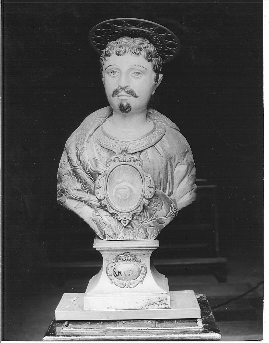Sant'Onorato (reliquiario - a busto) - bottega lombarda (fine/inizio secc. XVII/ XVIII)