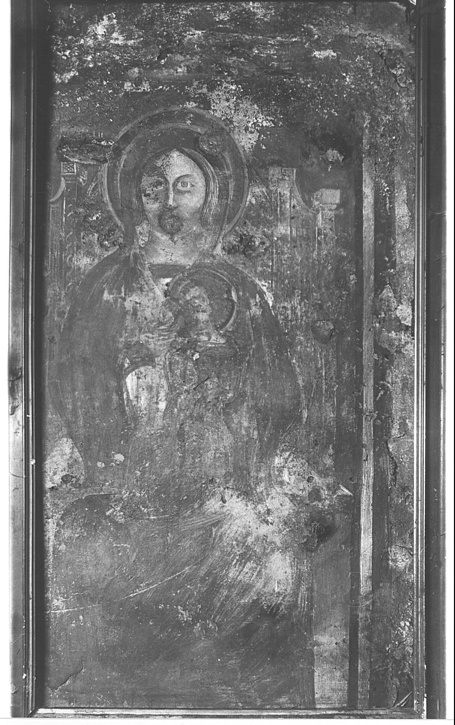 Madonna con Bambino (dipinto murale) - ambito lombardo (sec. XIV)